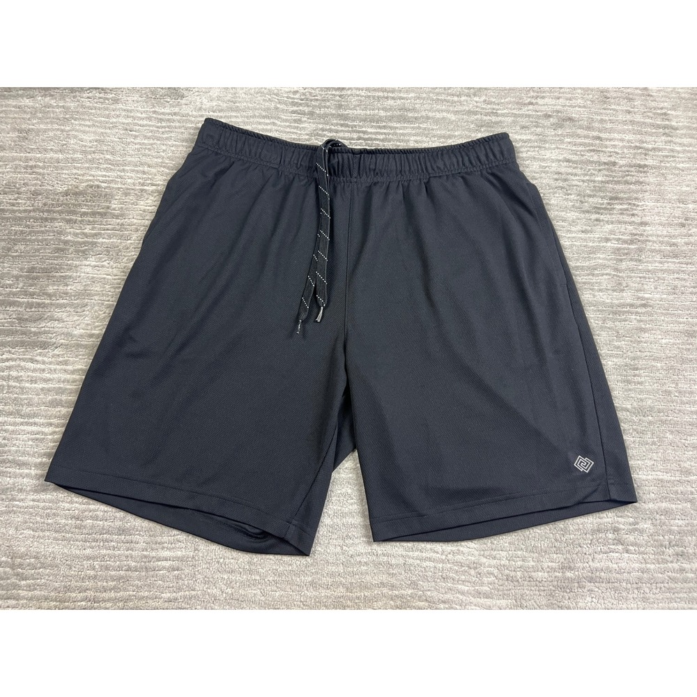 Zelos Athletic Shorts Mens XL Gray Mesh Drawstring Pockets Activewear 31104